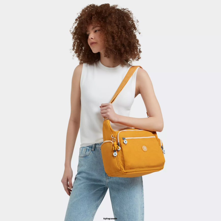 Women Crossbody Bags Kipling Rapid Yellow Gabbie Crossbody Bag FHZD130