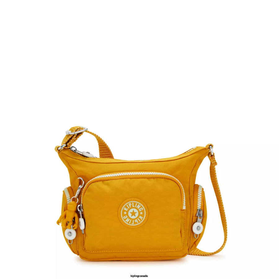 Women Crossbody Bags Kipling Rapid Yellow Gabbie Mini Crossbody Bag FHZD18