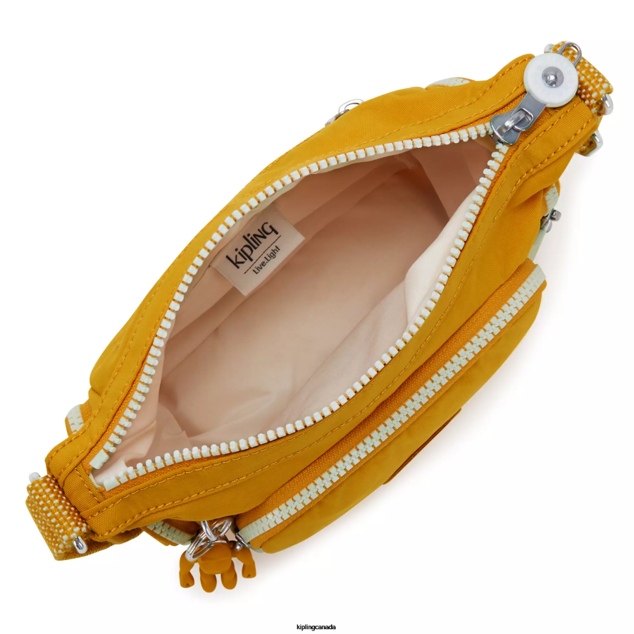 Women Crossbody Bags Kipling Rapid Yellow Gabbie Mini Crossbody Bag FHZD18