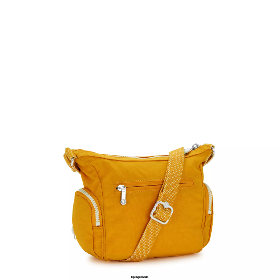 Women Crossbody Bags Kipling Rapid Yellow Gabbie Mini Crossbody Bag FHZD18