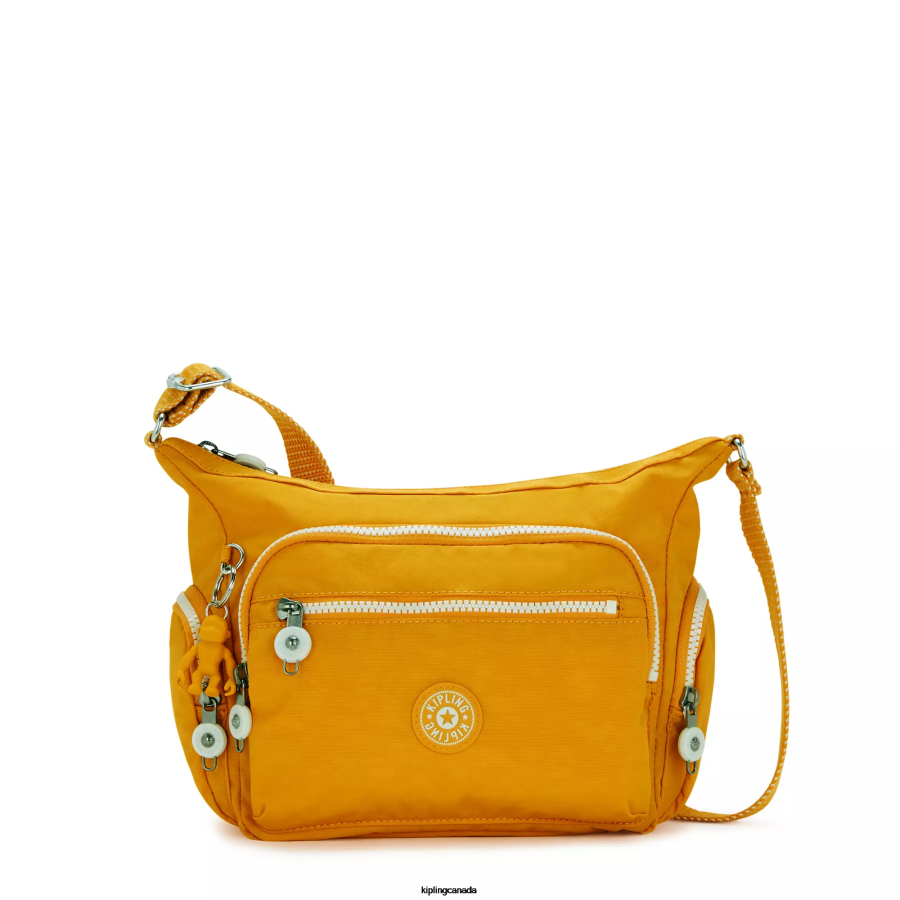 Women Crossbody Bags Kipling Rapid Yellow Gabbie Small Crossbody Bag FHZD159