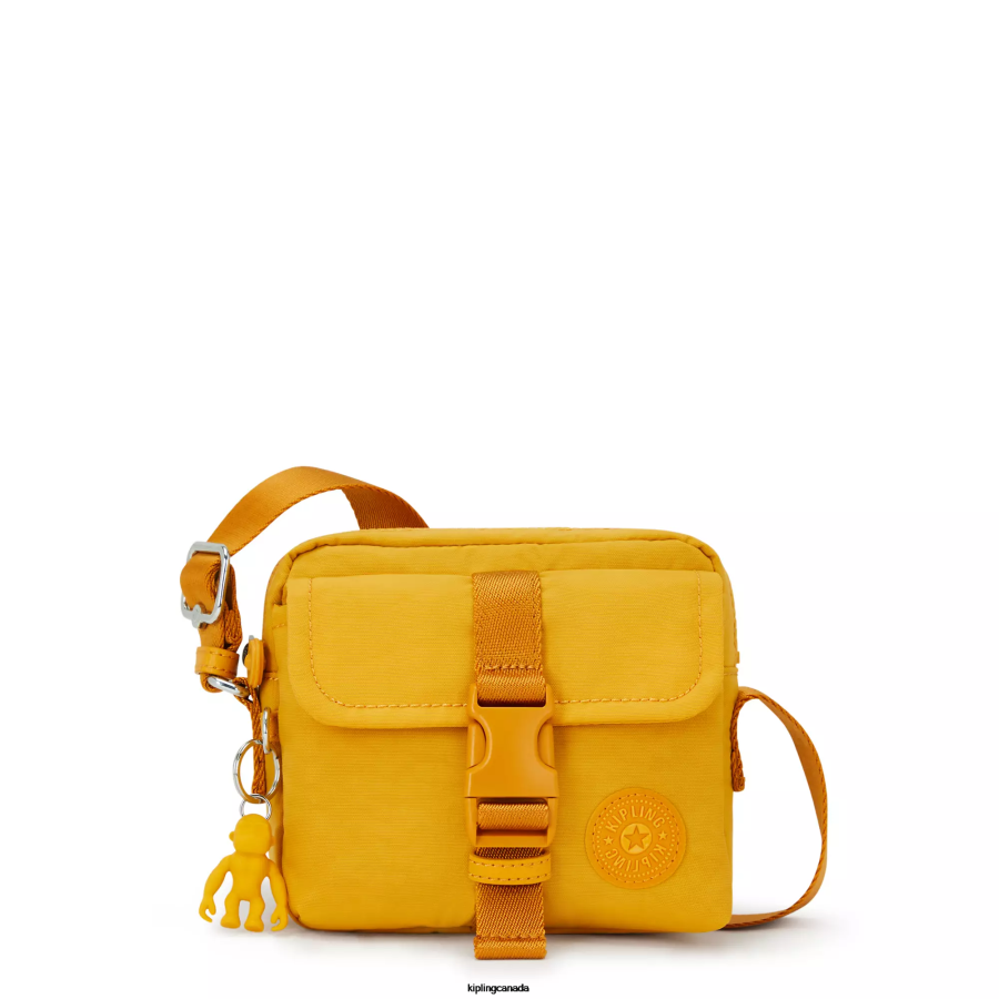 Women Crossbody Bags Kipling RapidÂ YellowÂ M Desta Crossbody Bag FHZD31