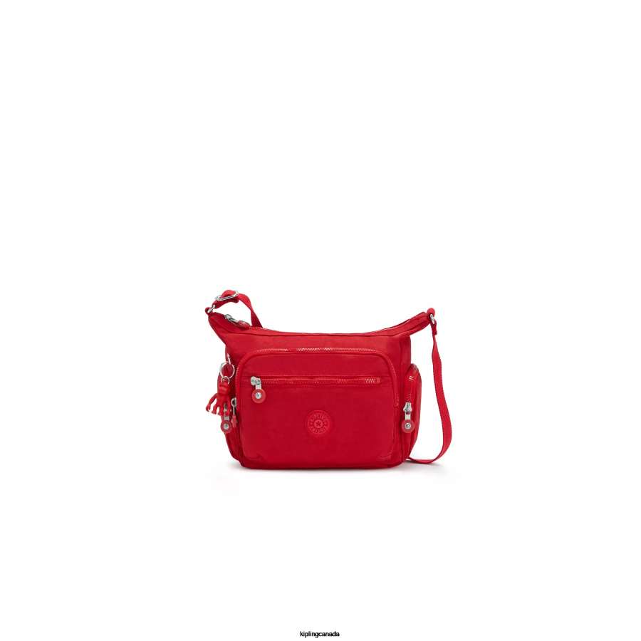 Women Crossbody Bags Kipling Red Rouge Gabbie Small Crossbody Bag FHZD164