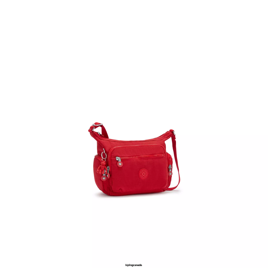 Women Crossbody Bags Kipling Red Rouge Gabbie Small Crossbody Bag FHZD164