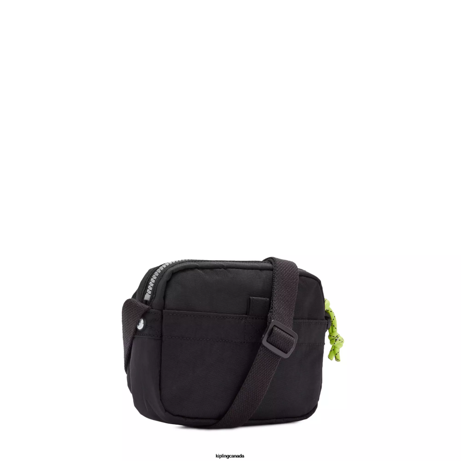 Women Crossbody Bags Kipling Valley Black Sisko Crossbody Bag FHZD173