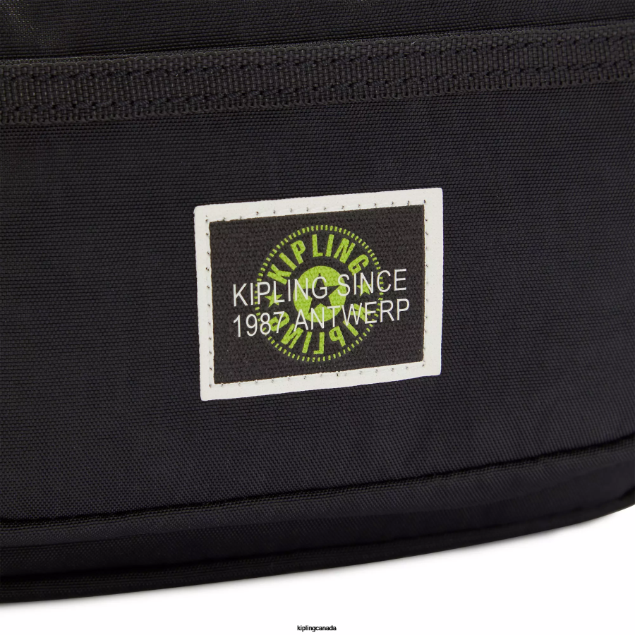Women Crossbody Bags Kipling Valley Black Sisko Crossbody Bag FHZD173