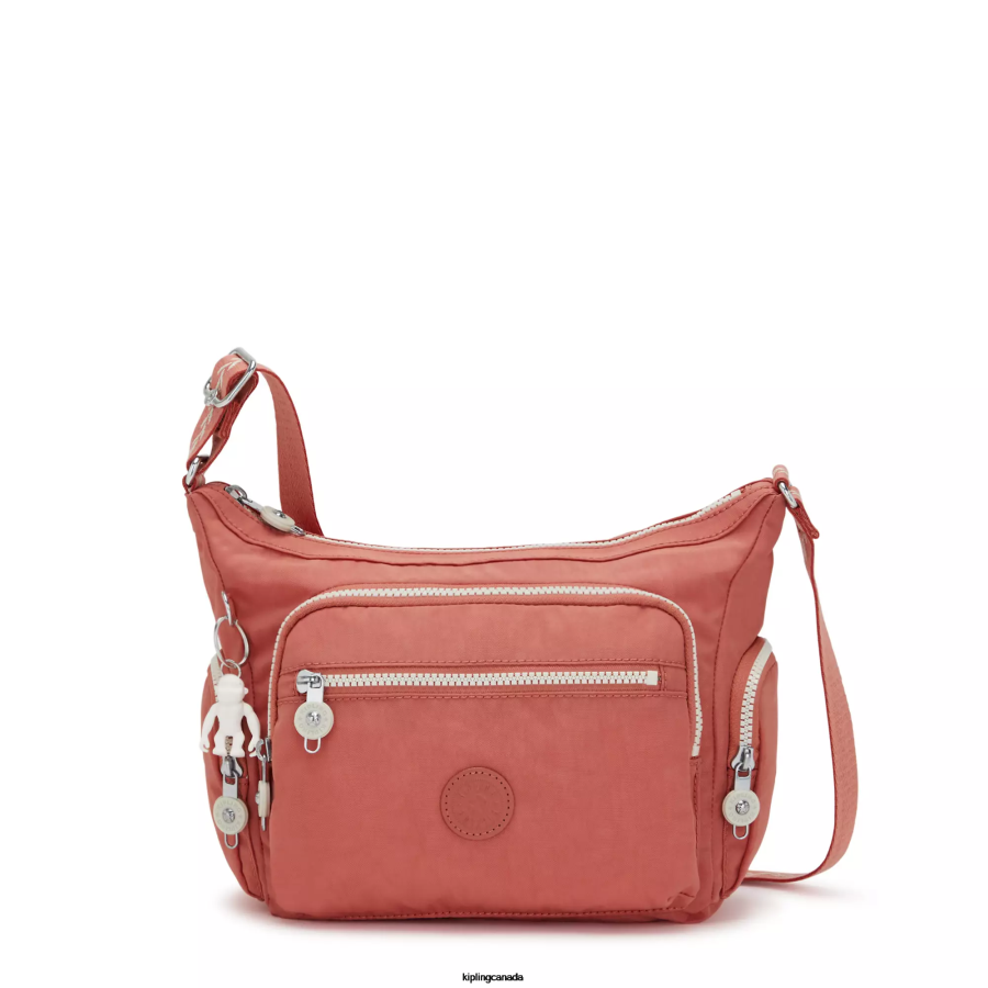 Women Crossbody Bags Kipling Vintage Pink Gabbie Small Crossbody Bag FHZD165