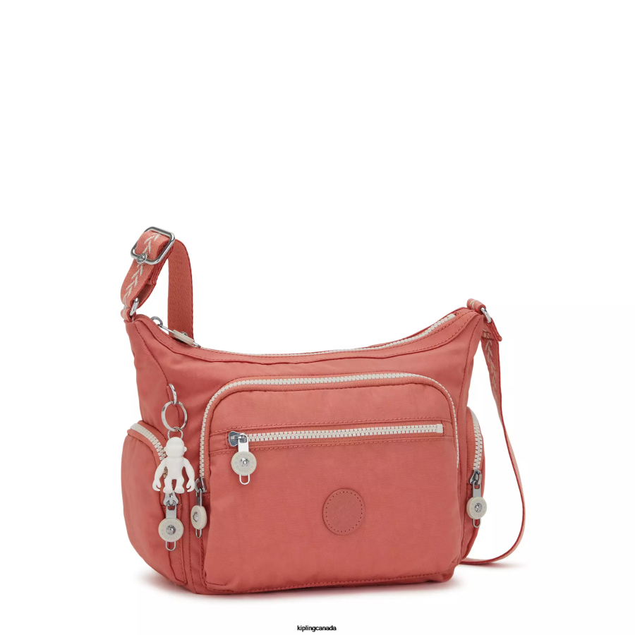 Women Crossbody Bags Kipling Vintage Pink Gabbie Small Crossbody Bag FHZD165