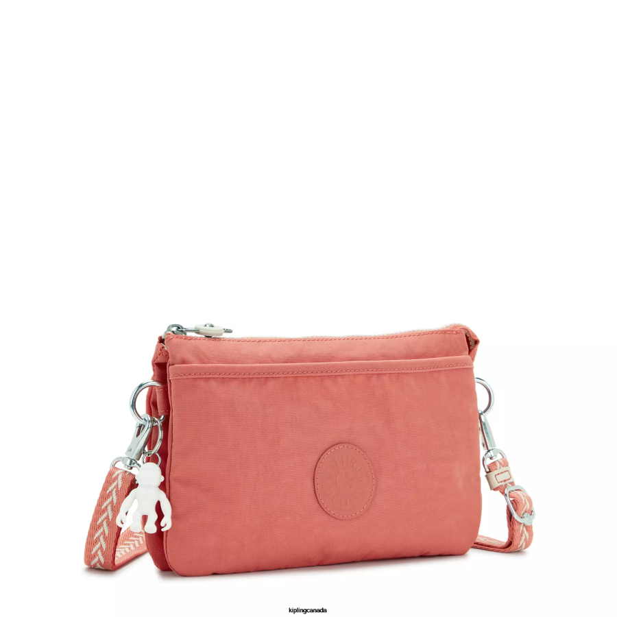 Women Crossbody Bags Kipling Vintage Pink Riri Crossbody Bag FHZD127