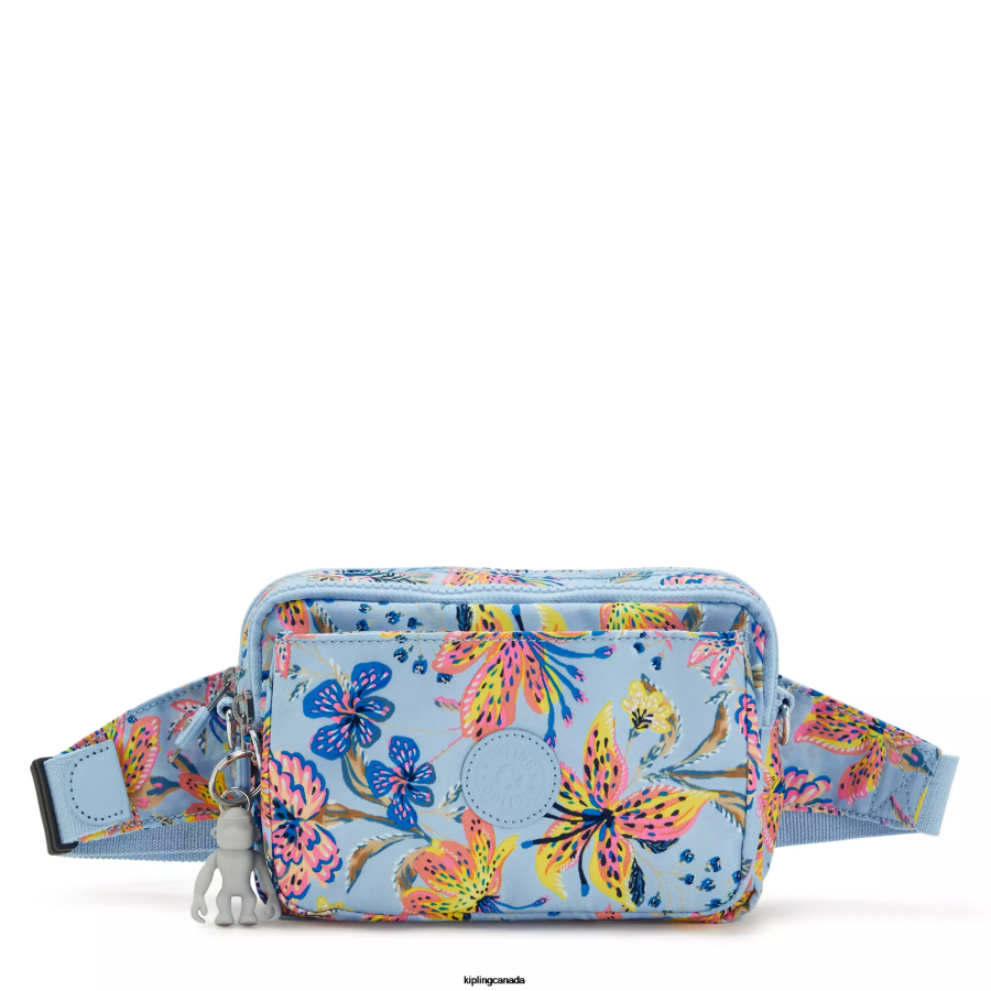 Women Crossbody Bags Kipling Wild Flowers Abanu Multi Printed Convertible Crossbody Bag FHZD323
