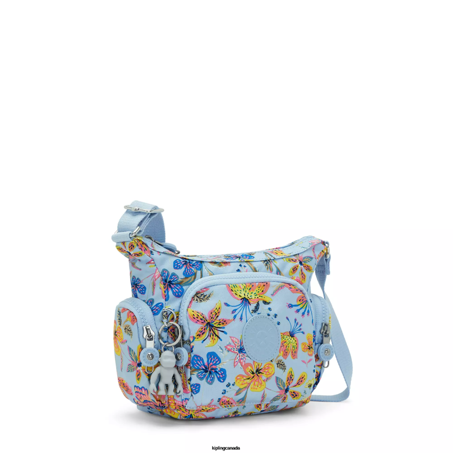 Women Crossbody Bags Kipling Wild Flowers Gabbie Mini Printed Crossbody