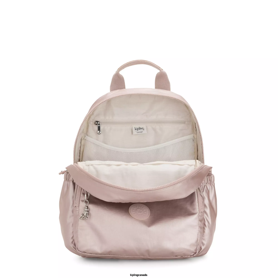Women Diaper Bags Kipling Metallic Rose Maisie Diaper Backpack FHZD279
