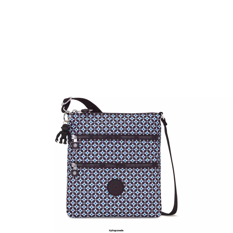 Women Mini Bags Kipling Blackish Tile Keiko Printed Crossbody Mini Bag FHZD8