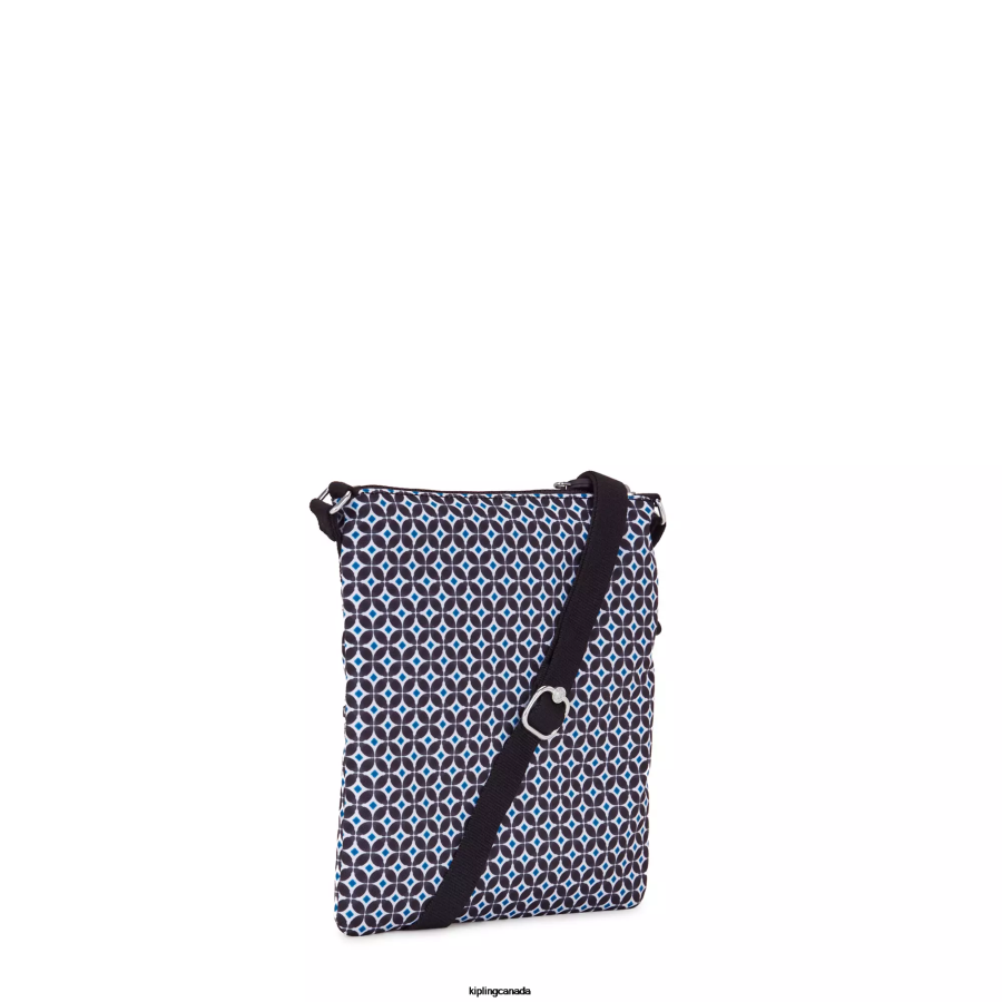 Women Mini Bags Kipling Blackish Tile Keiko Printed Crossbody Mini Bag FHZD8
