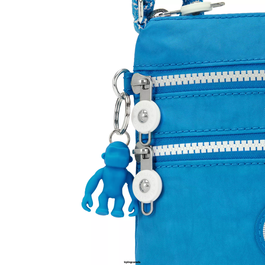 Women Mini Bags Kipling Eager Blue Alvar Extra Small Mini Bag FHZD115