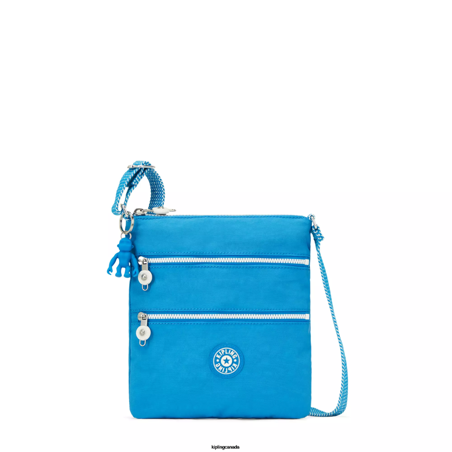 Women Mini Bags Kipling Eager Blue Keiko Crossbody Mini Bag FHZD94