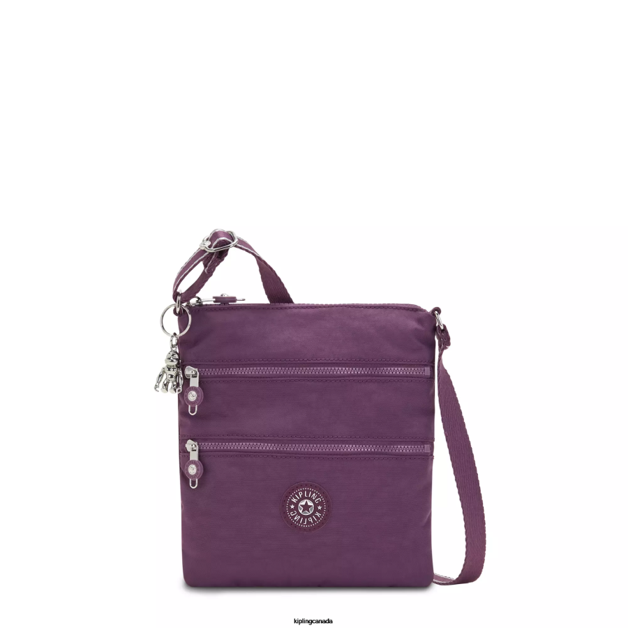 Women Mini Bags Kipling Endless Plum Keiko Crossbody Mini Bag FHZD88