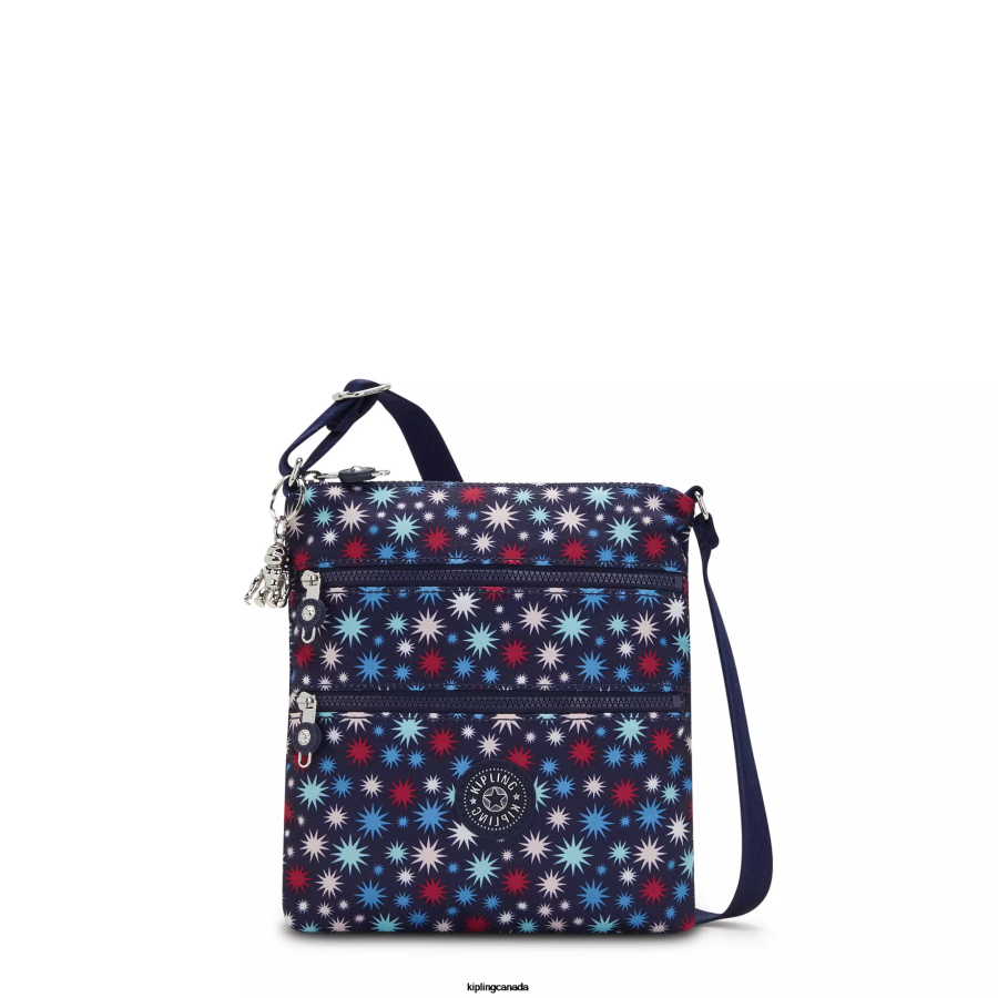 Women Mini Bags Kipling Funky Stars Keiko Printed Crossbody Mini Bag FHZD5