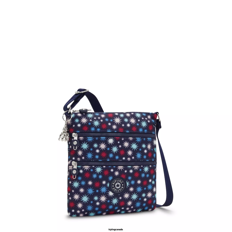 Women Mini Bags Kipling Funky Stars Keiko Printed Crossbody Mini Bag FHZD5