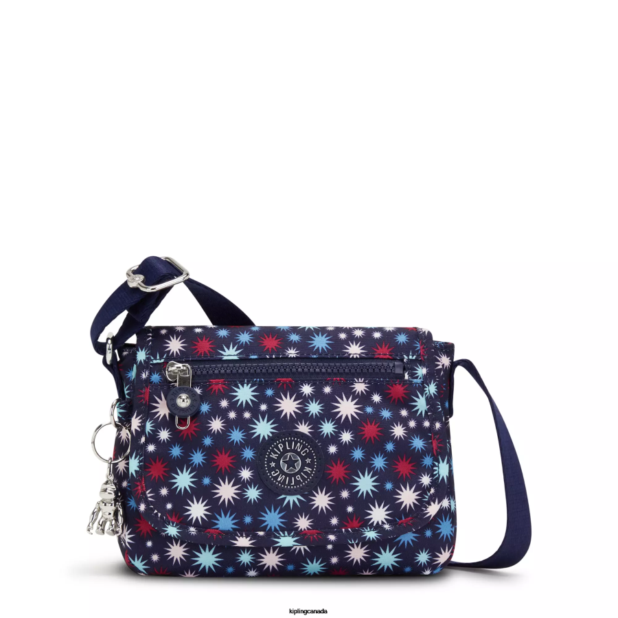 Women Mini Bags Kipling Funky Stars Sabian Printed Crossbody Mini Bag FHZD11