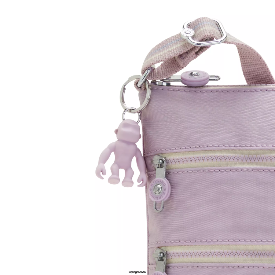 Women Mini Bags Kipling Gentle Lilac Keiko Crossbody Mini Bag FHZD93