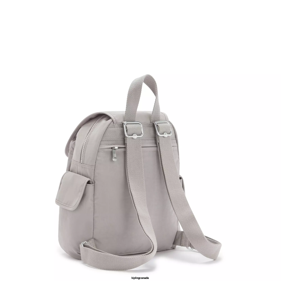 Women Mini Bags Kipling Grey Gris City Pack Mini Backpack FHZD410