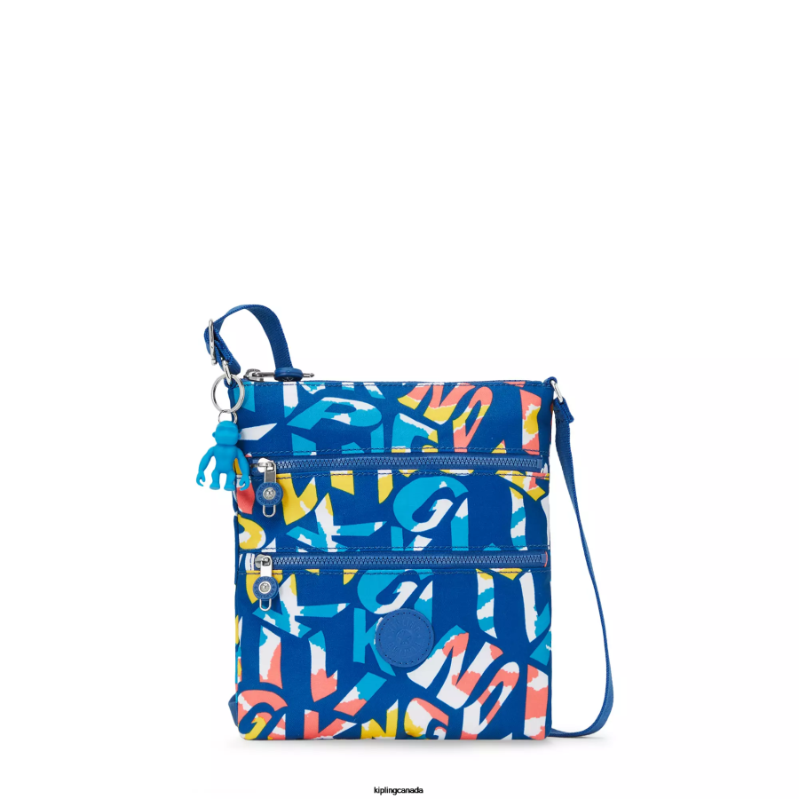 Women Mini Bags Kipling Neon Keiko Printed Crossbody Mini Bag FHZD7
