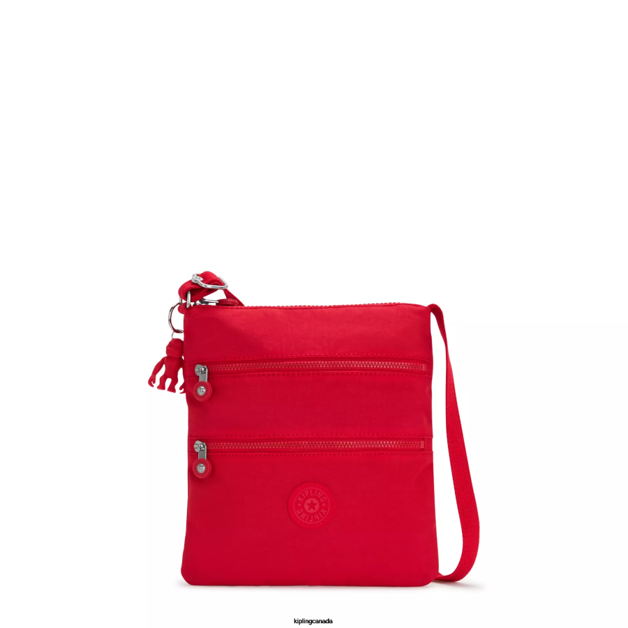 Women Mini Bags Kipling Red Rouge Keiko Crossbody Mini Bag FHZD92