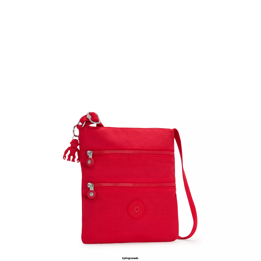 Women Mini Bags Kipling Red Rouge Keiko Crossbody Mini Bag FHZD92