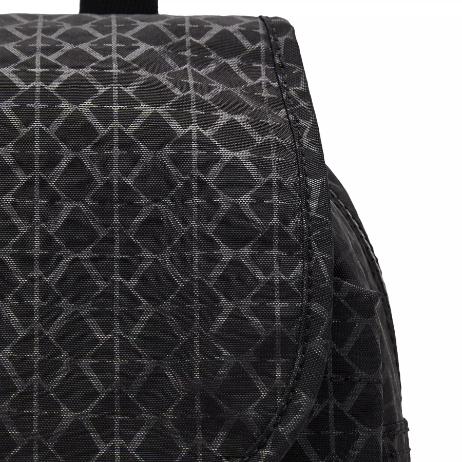 Women Mini Bags Kipling Signature Embossed City Pack Mini Printed Backpack FHZD396