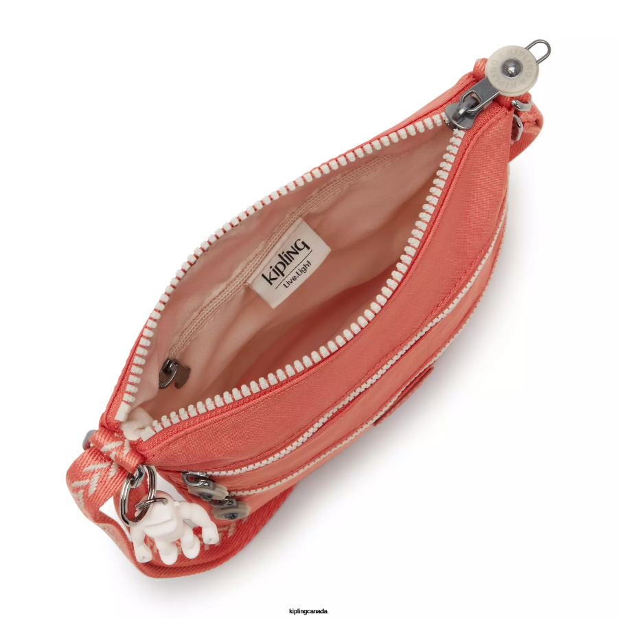 Women Mini Bags Kipling Vintage Pink Keiko Crossbody Mini Bag FHZD87