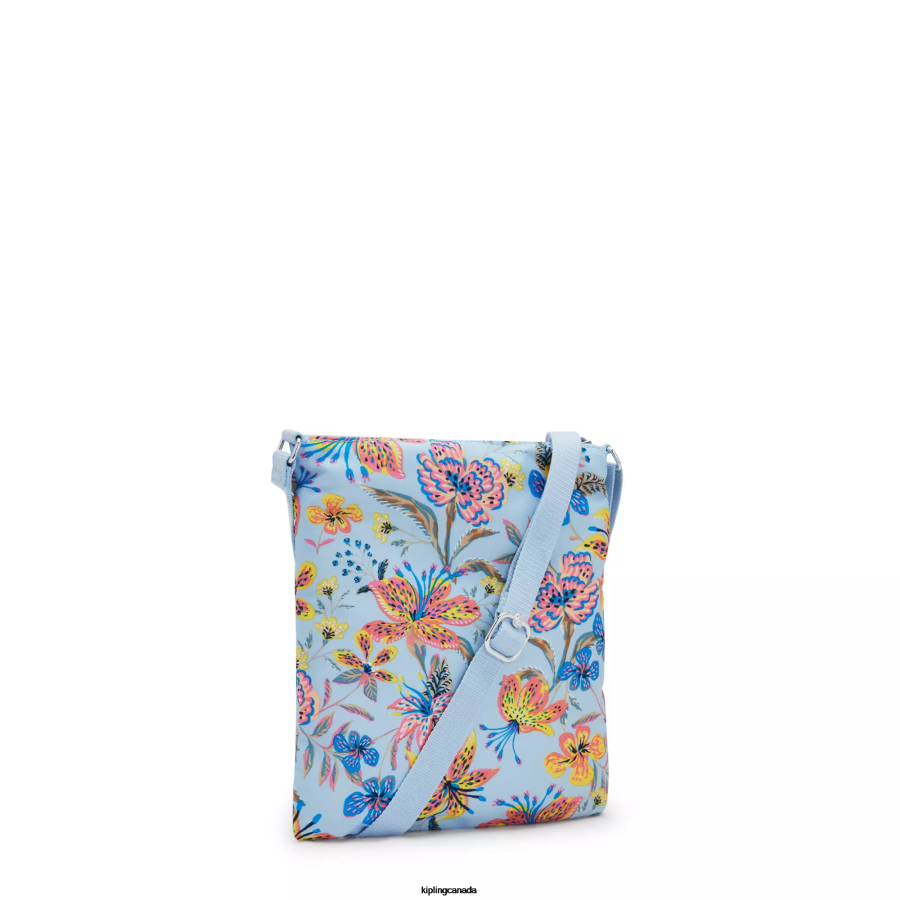 Women Mini Bags Kipling Wild Flowers Keiko Printed Crossbody Mini Bag FHZD6