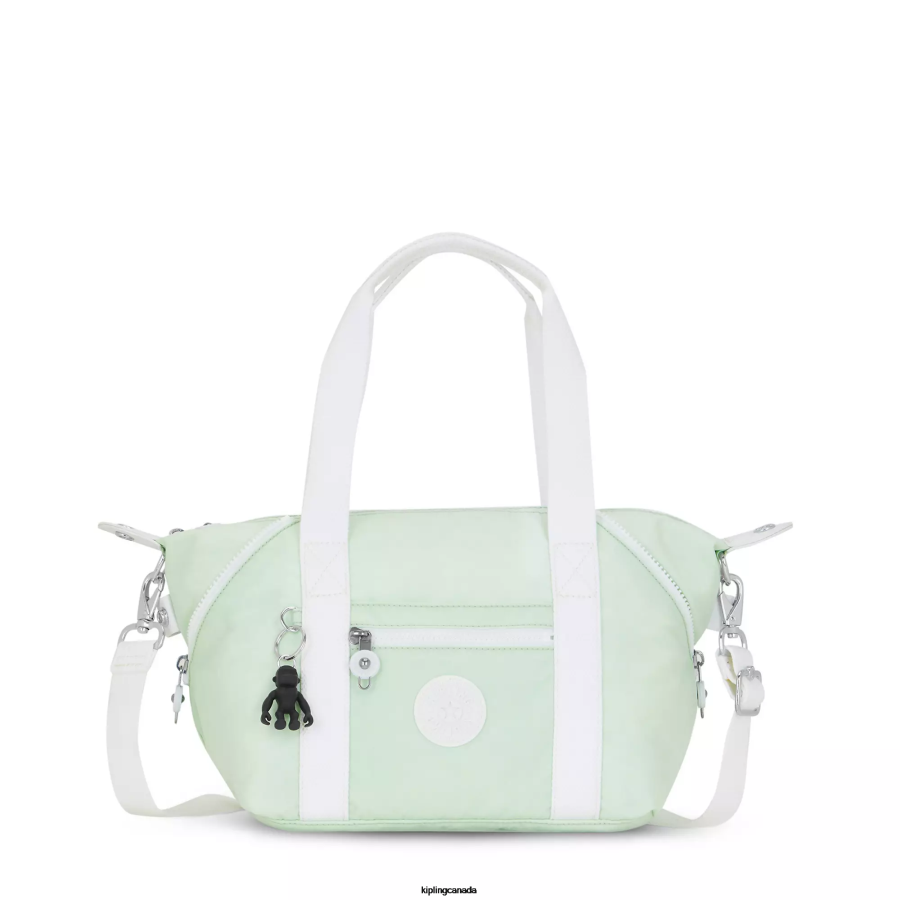 Women Shoulder Bags Kipling Airy Green Art Mini Shoulder Bag FHZD39