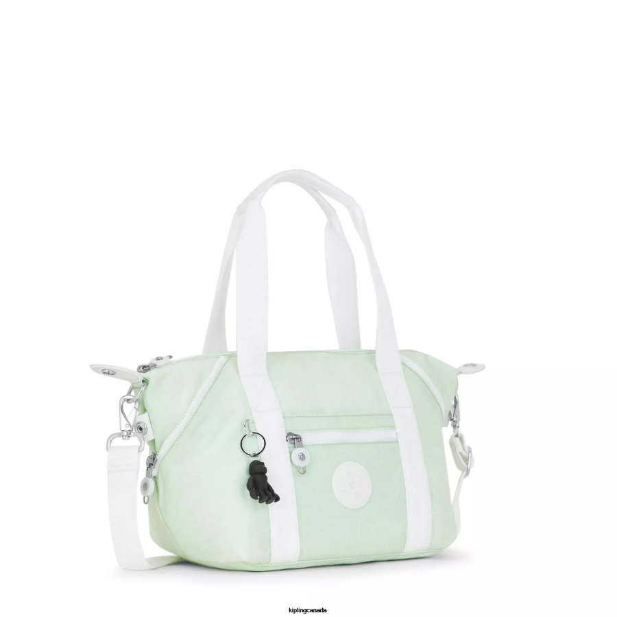 Women Shoulder Bags Kipling Airy Green Art Mini Shoulder Bag FHZD39