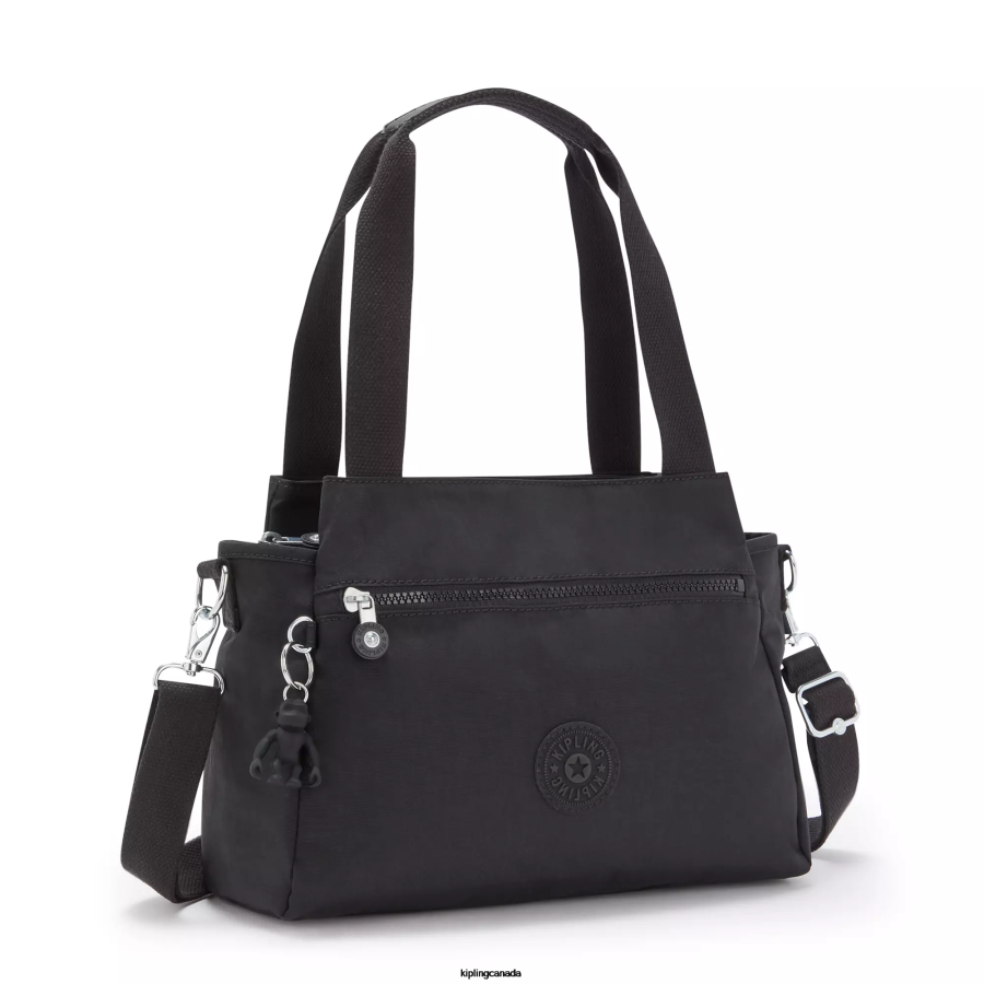 Women Shoulder Bags Kipling Black Noir Elysia Shoulder Bag FHZD154