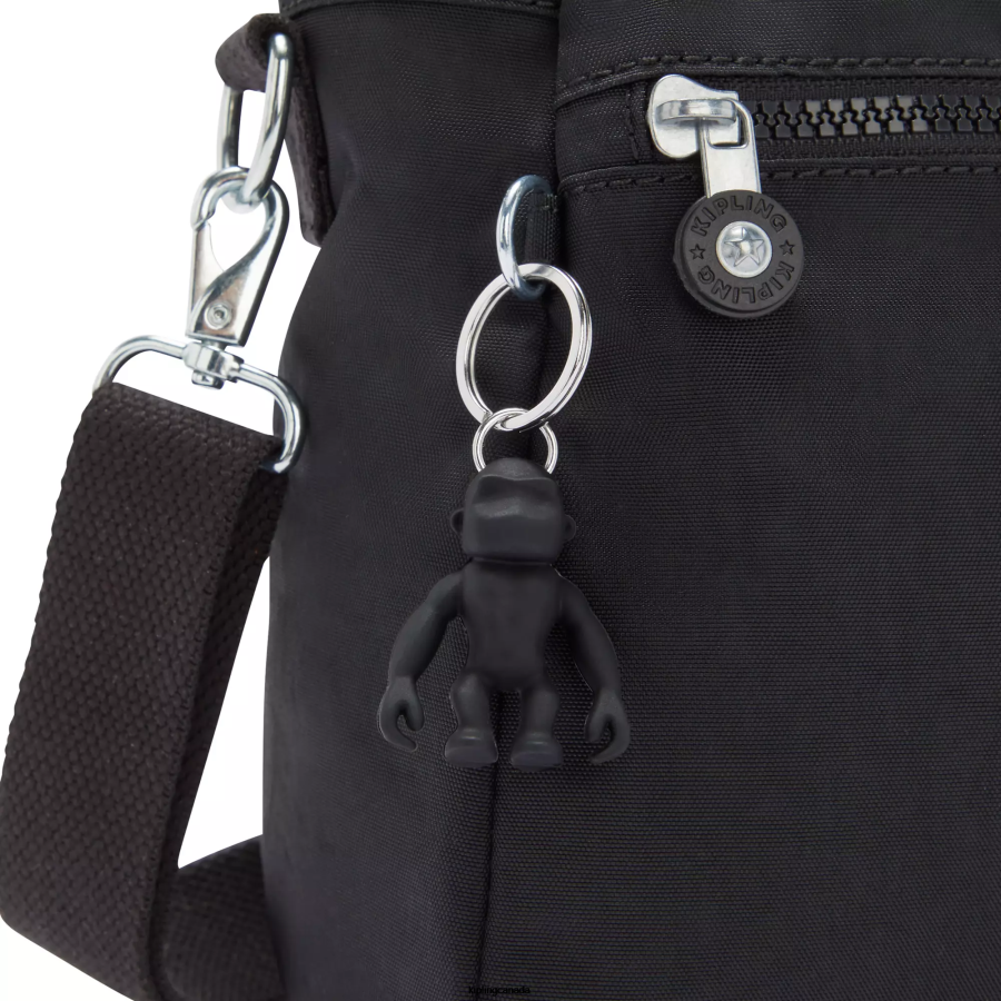 Women Shoulder Bags Kipling Black Noir Elysia Shoulder Bag FHZD154