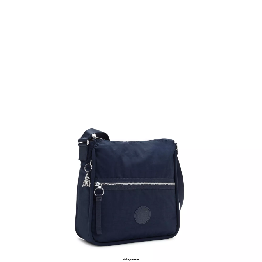 Women Shoulder Bags Kipling Blue Bleu 2 Oswin Shoulder Bag FHZD246