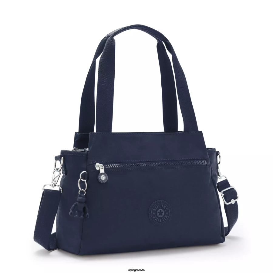 Women Shoulder Bags Kipling Blue Bleu Elysia Shoulder Bag FHZD155