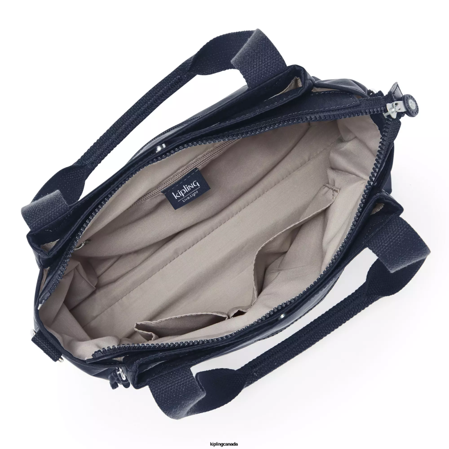 Women Shoulder Bags Kipling Blue Bleu Elysia Shoulder Bag FHZD155