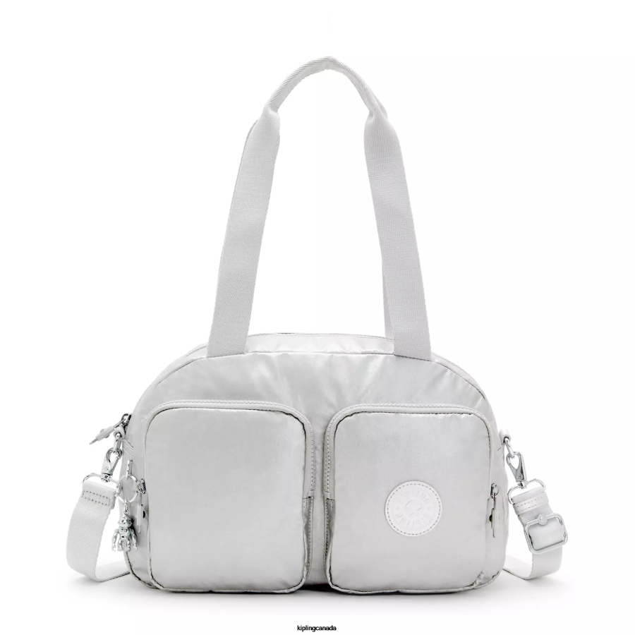 Women Shoulder Bags Kipling Bright Metallic Cool Defea Metallic Shoulder Bag FHZD206