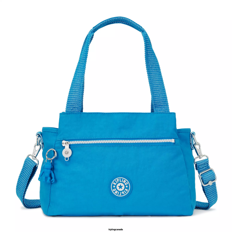 Women Shoulder Bags Kipling Eager Blue Elysia Shoulder Bag FHZD156