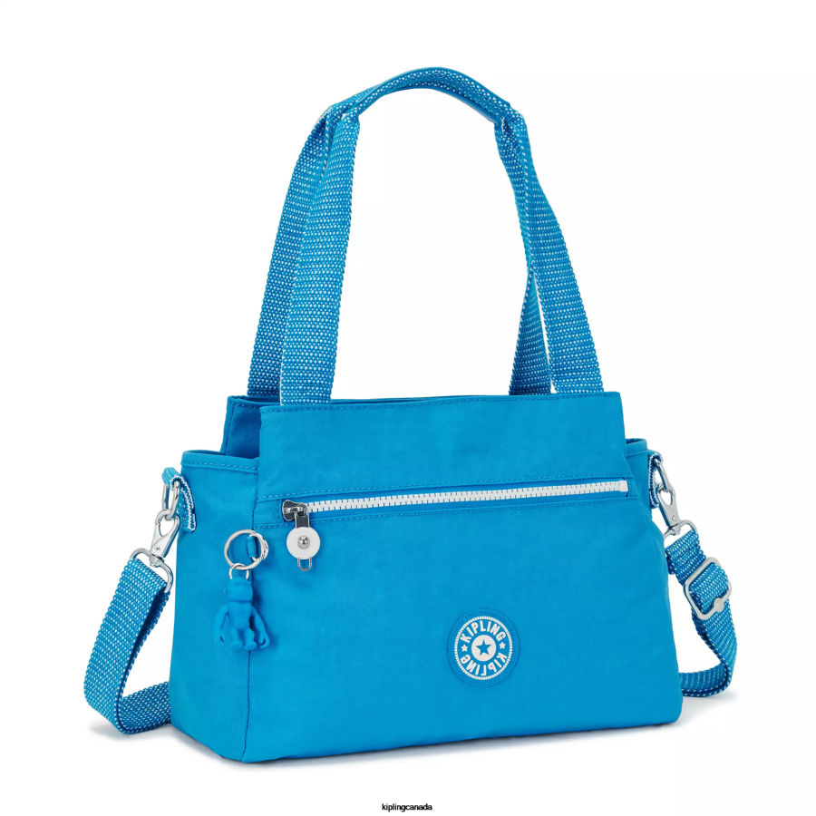 Women Shoulder Bags Kipling Eager Blue Elysia Shoulder Bag FHZD156