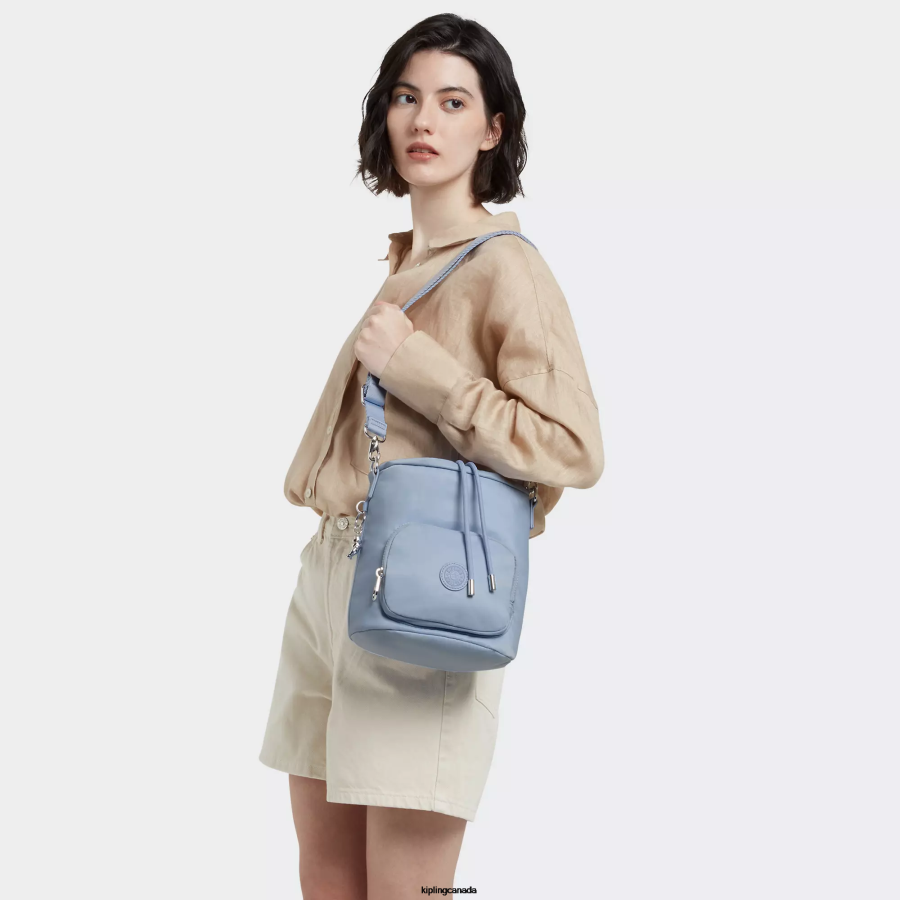 Women Shoulder Bags Kipling Fading Sky Kyla Shoulder Bag FHZD177