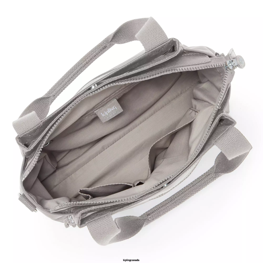 Women Shoulder Bags Kipling Grey Gris Elysia Shoulder Bag FHZD153