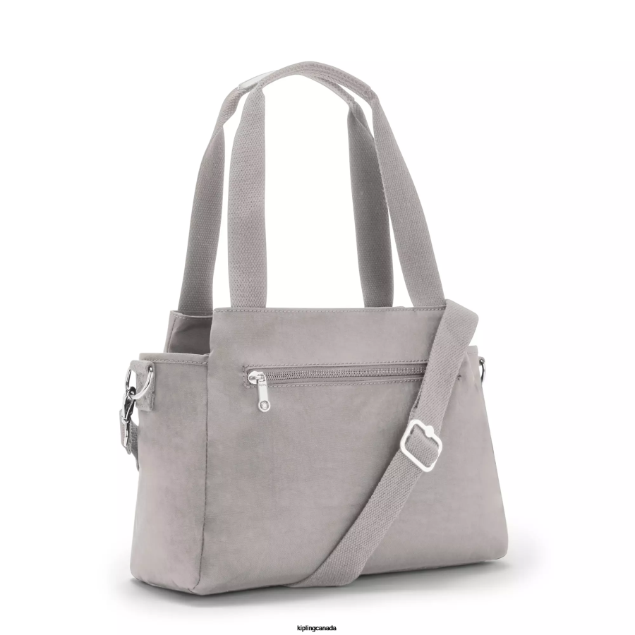 Women Shoulder Bags Kipling Grey Gris Elysia Shoulder Bag FHZD153