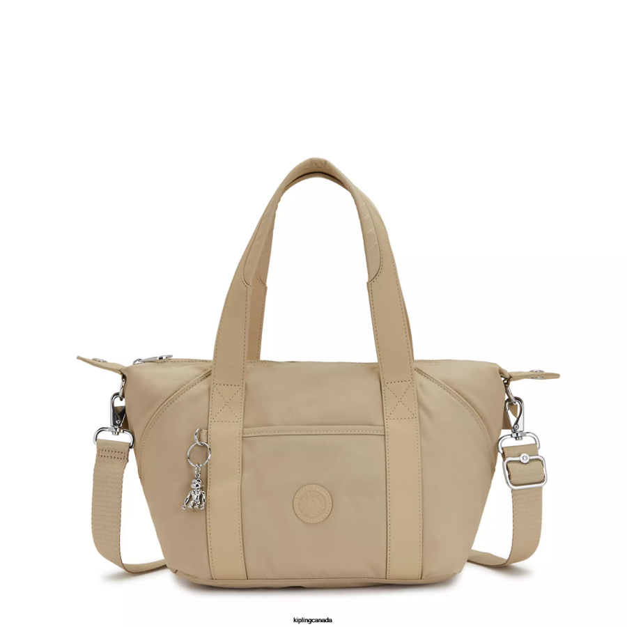 Women Shoulder Bags Kipling Natural Beige Art Mini Shoulder Bag FHZD67
