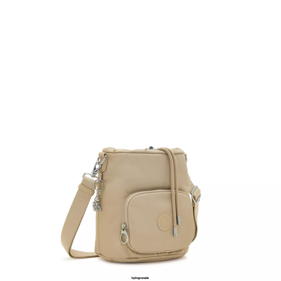 Women Shoulder Bags Kipling Natural Beige Kyla Shoulder Bag FHZD178
