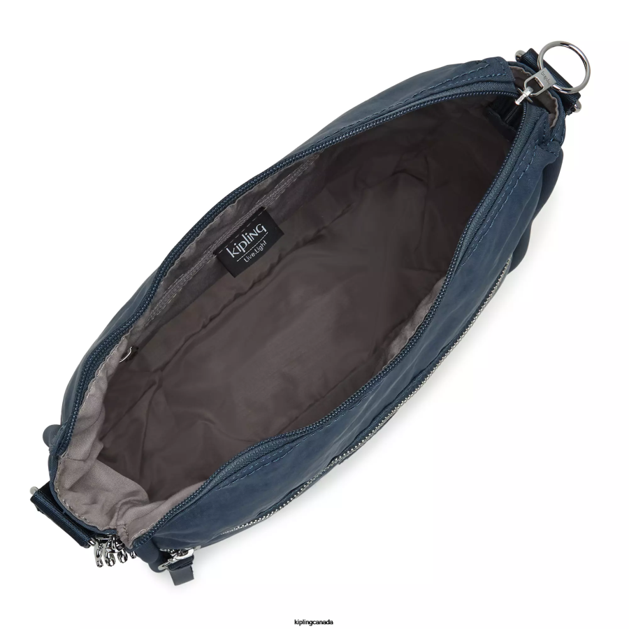 Women Shoulder Bags Kipling Nocturnal Grey Oswin Shoulder Bag FHZD248