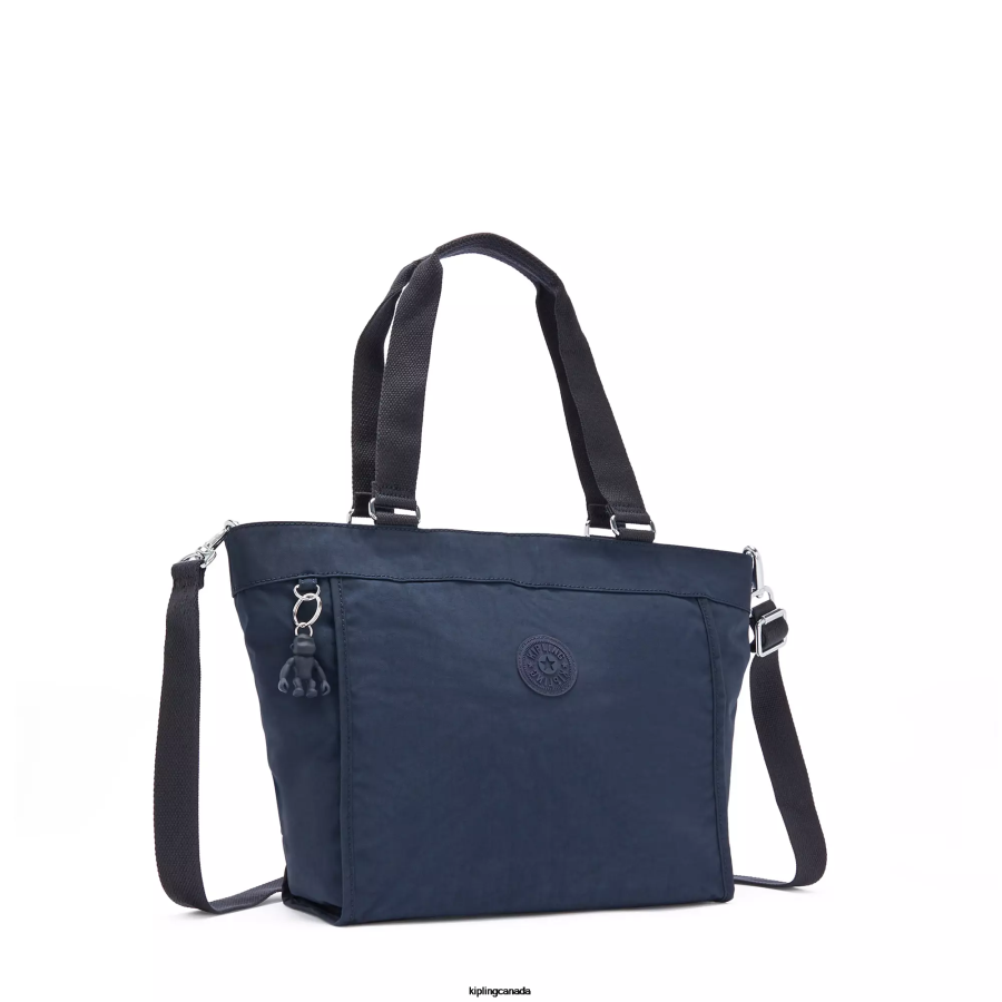 Women Tote Bags Kipling Blue Bleu New Shopper Small Tote Bag FHZD275