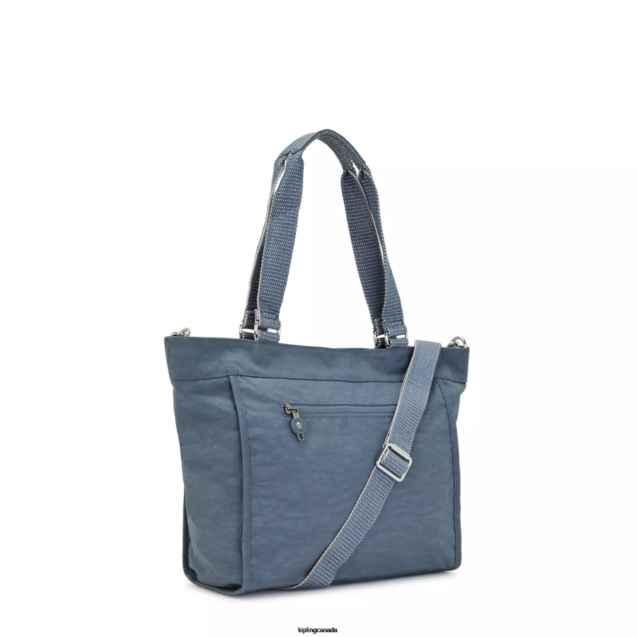 Women Tote Bags Kipling Brush Blue New Shopper Small Tote Bag FHZD274